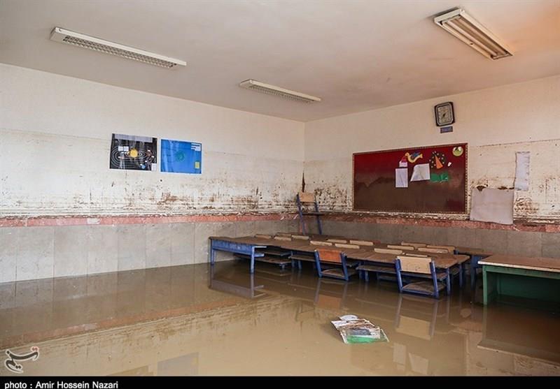 فعالیت مدارس مناطق سیل‌زده خوزستان تا پایان اردیبهشت ادامه دارد
